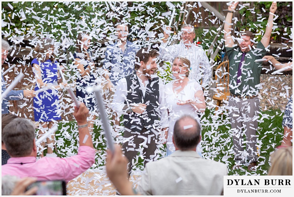 confetti backyard wedding