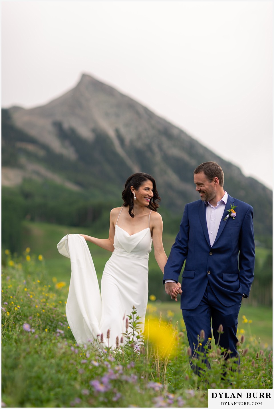 Colorado wildflower wedding in Crested Butte Colorado