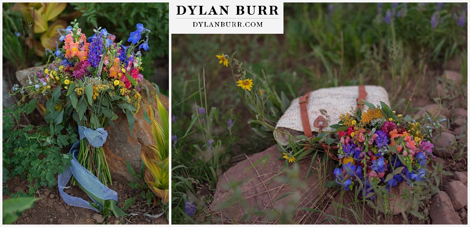 crested butte wedding elopement bouquet
