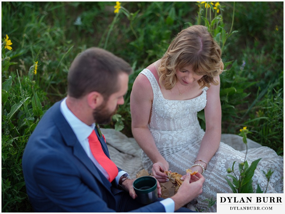 crested butte wedding elopement breakfast picnic