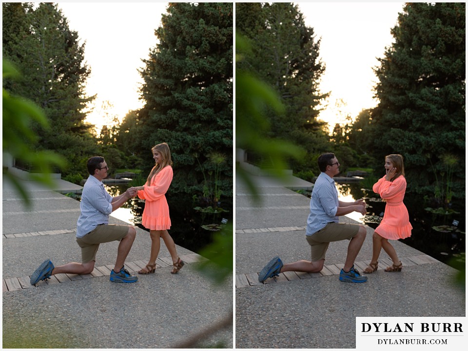 engagament reenactment at denver botanic gardens