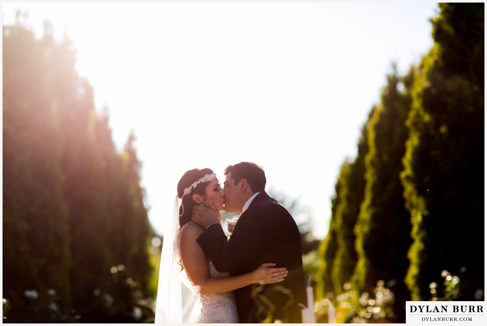 colorado wedding photographer denver botanic gardens first kiss persian cermony