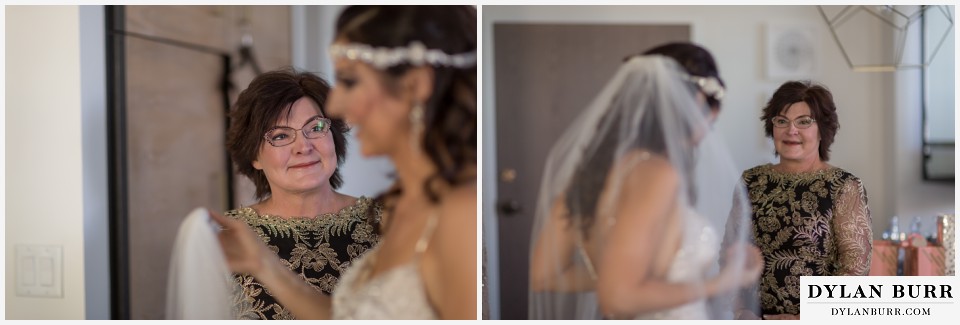 colorado wedding photographer denver halcyon brides mom tears