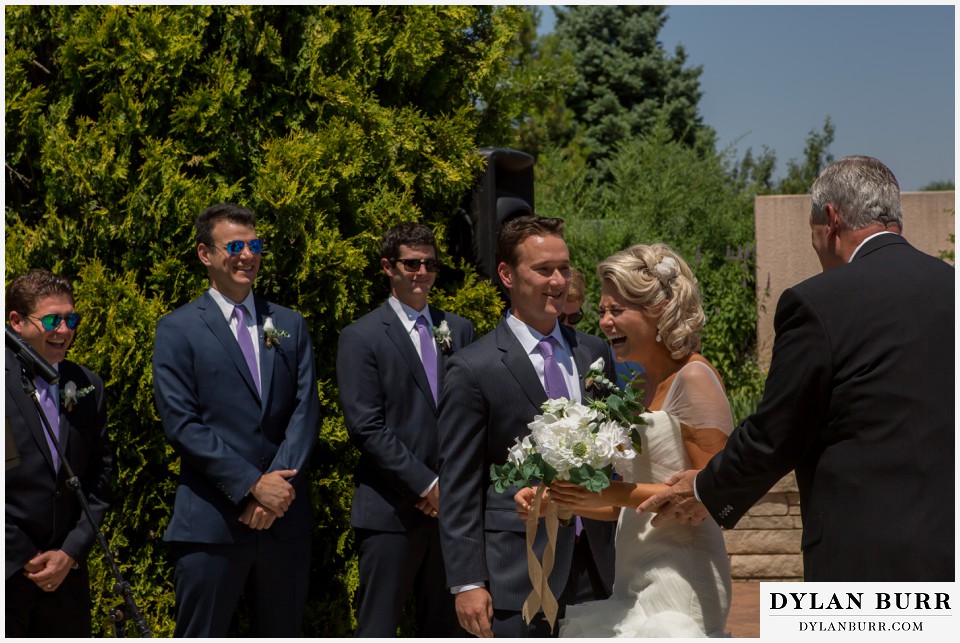 denver botanic gardens wedding ceremony summer