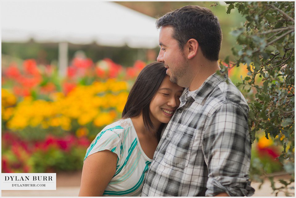 denver engagement photos botanical gardens