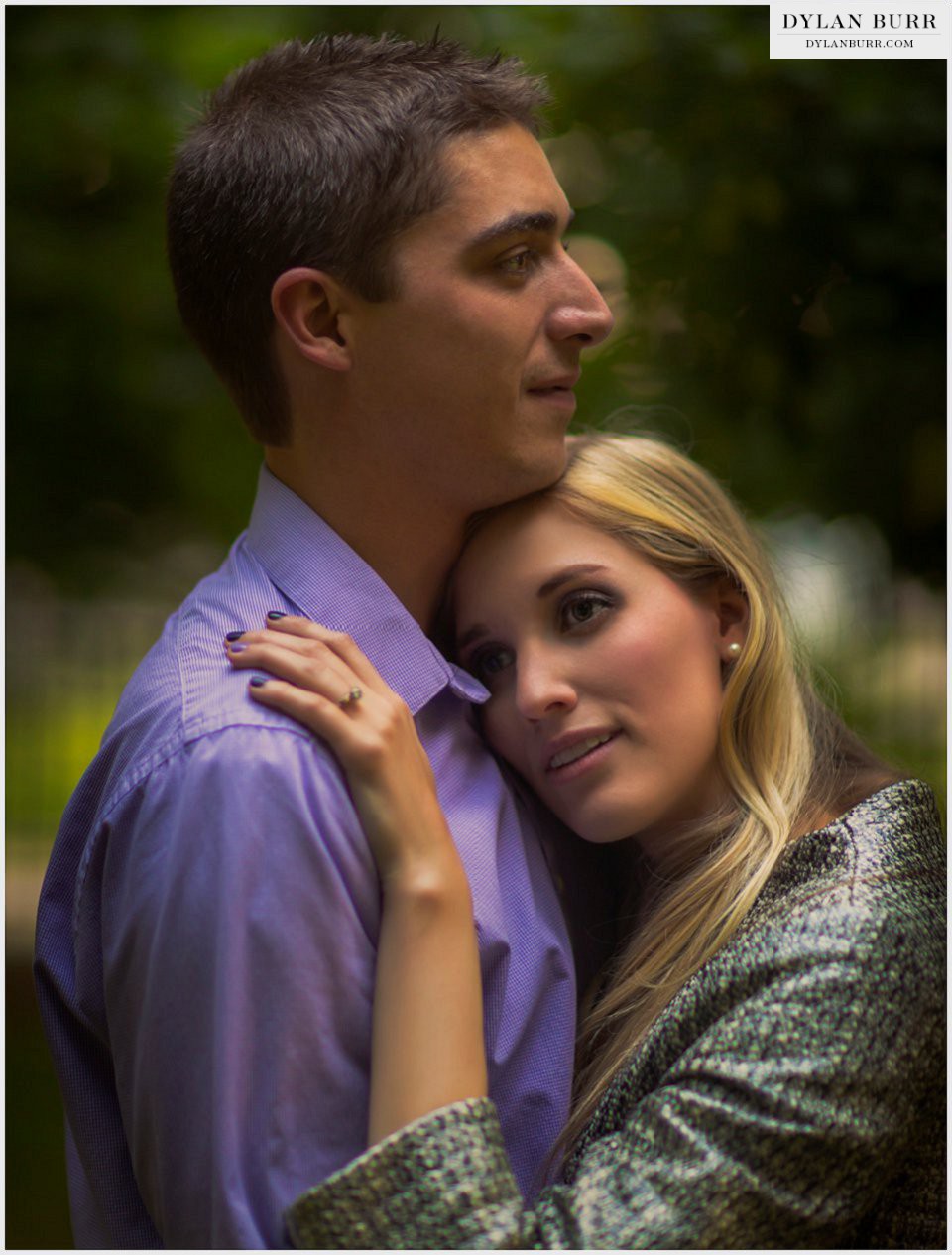 beautiful soft engagement portraits