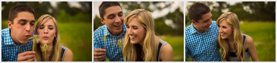 denver engagement photography blowing wishes wisher