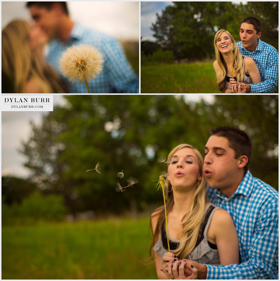 denver engagement photos making a wish