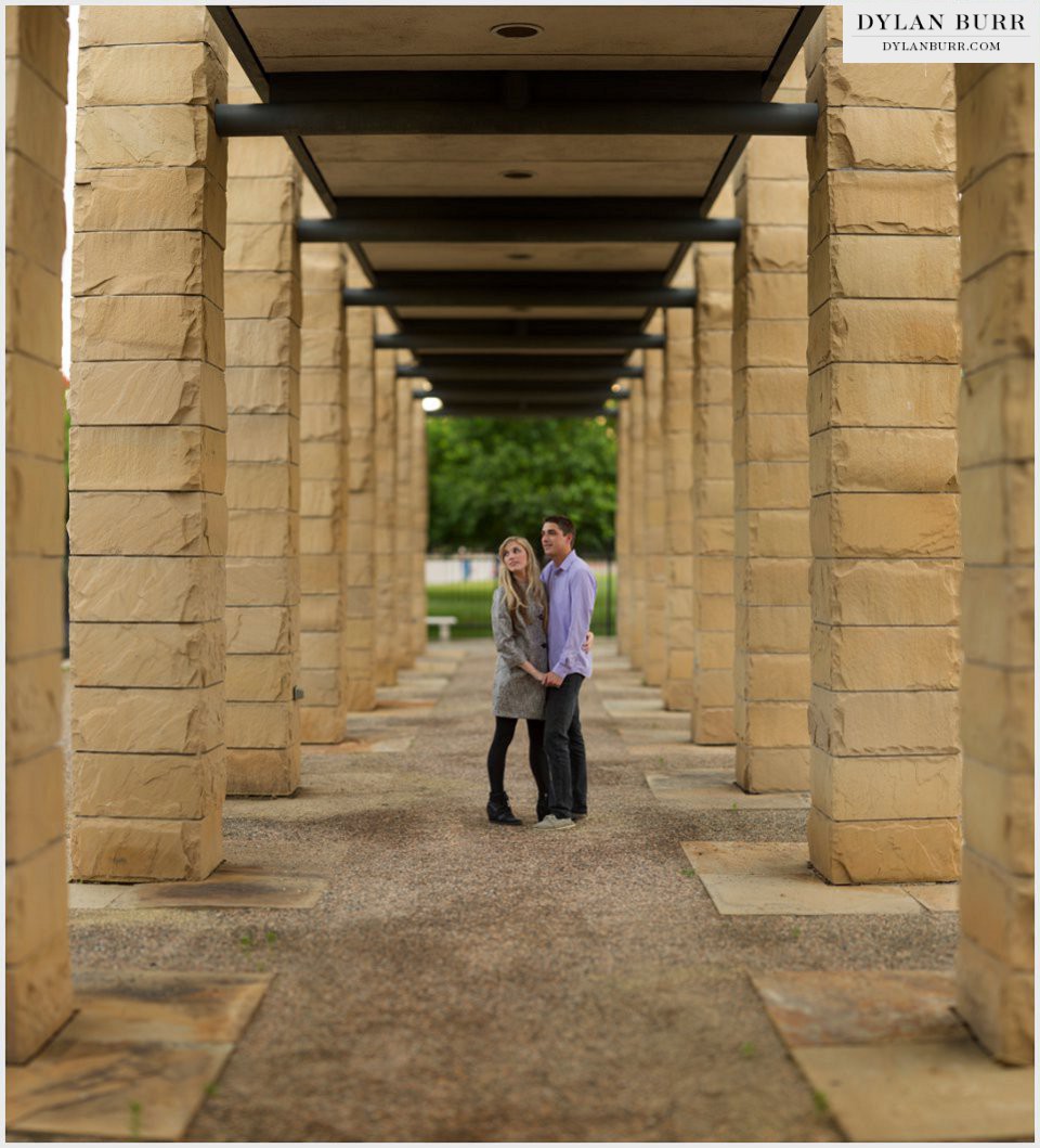 downtown denver engagement photography centennial park