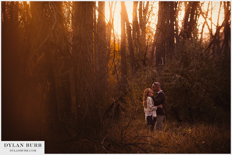 fall engagement photography