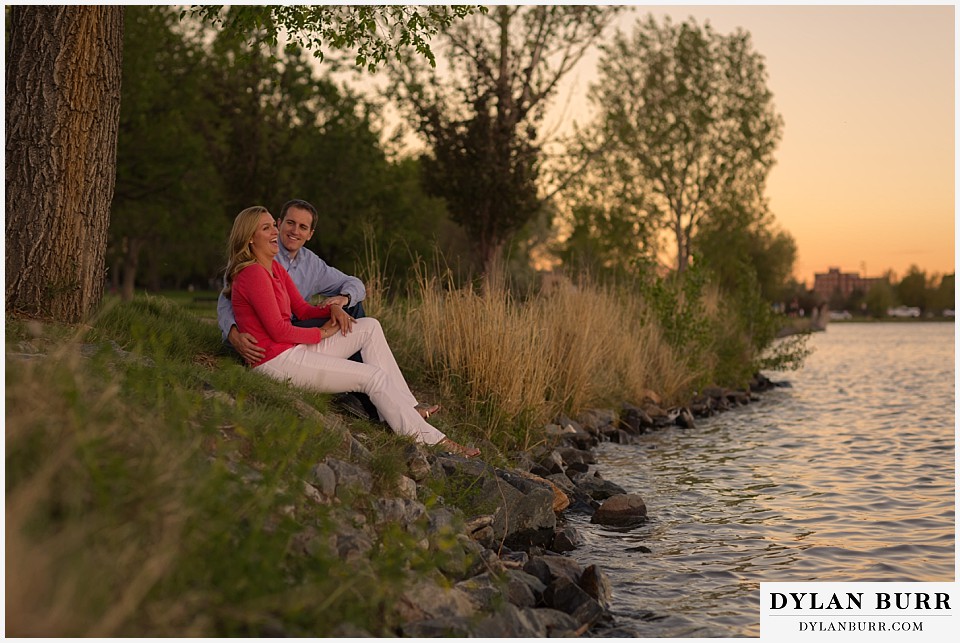 denver engagement session at sloans lake