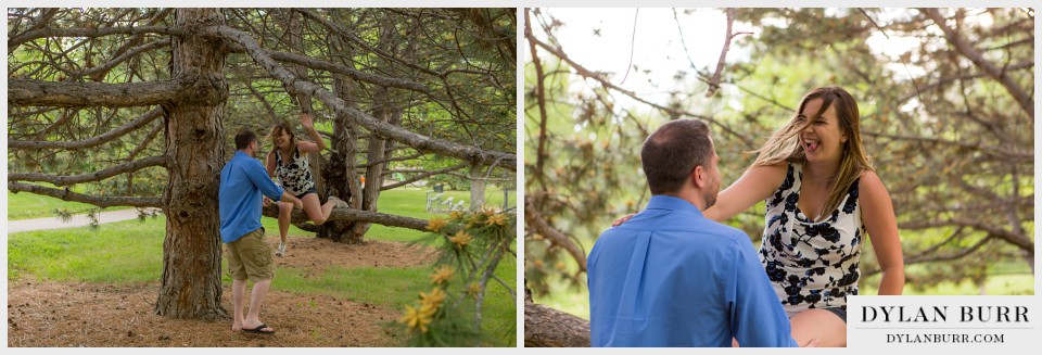 fun denver engagement photos