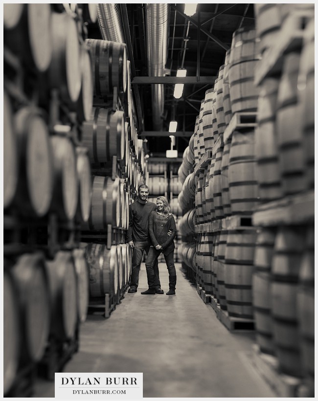 fun engagement photos ideas barrels wood whiskey