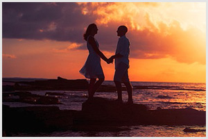 turks caicos destination wedding sunset session