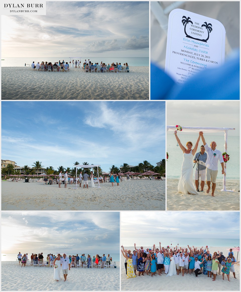 destination beach wedding ceremony provo turks caicos