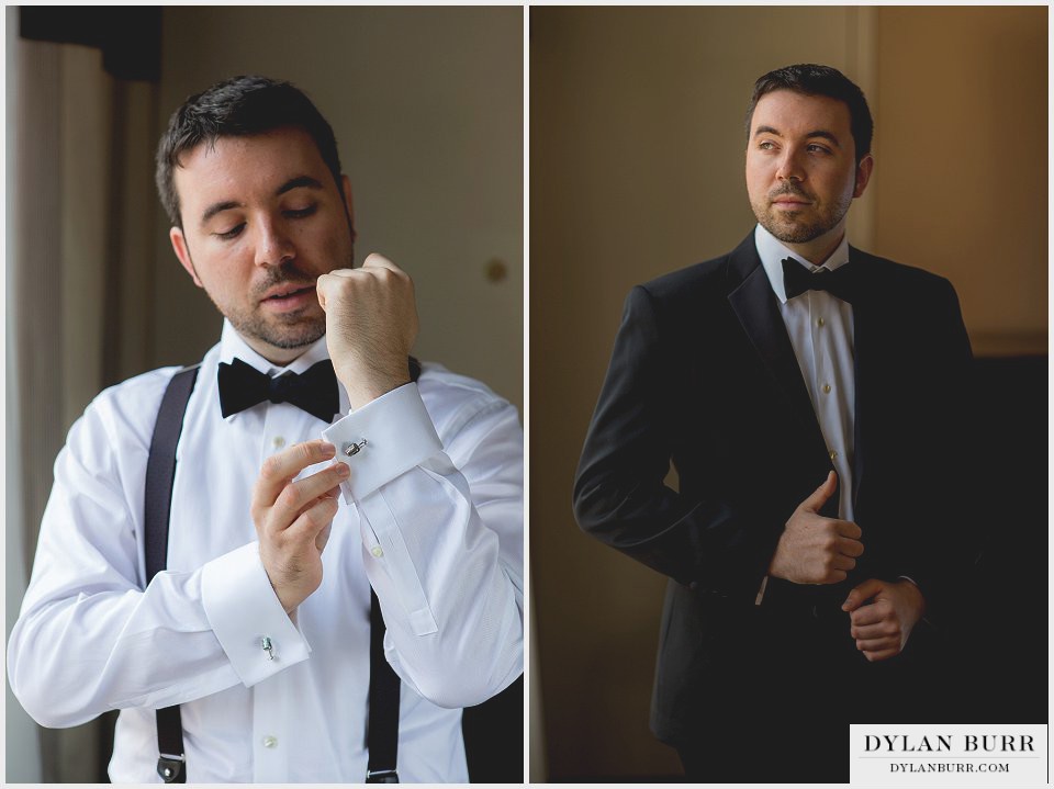 destination chicago wedding groom ready hotel blake