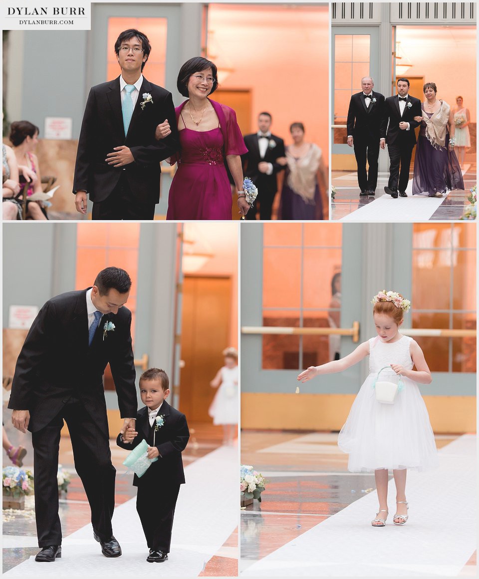 harold washington library wedding aisle