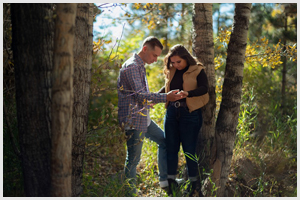 Downtown Estes Park Engagement Photos