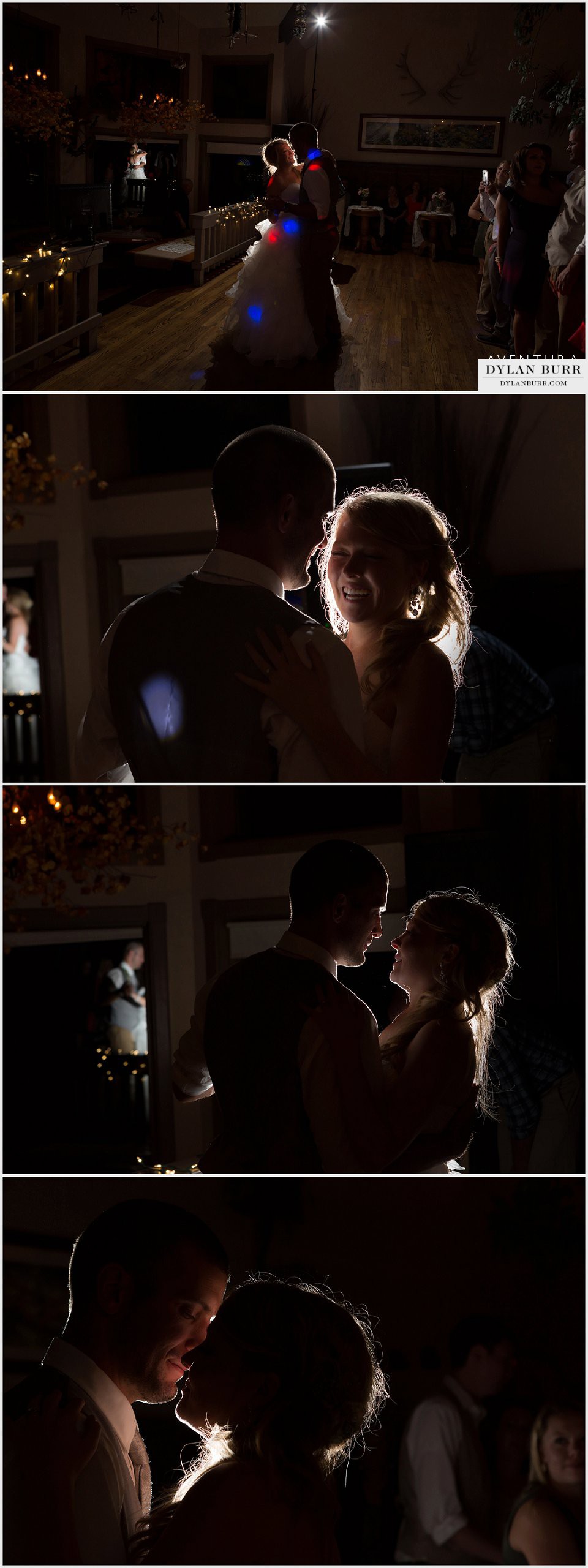 durango wedding photographer silverpick lodge first dance reception