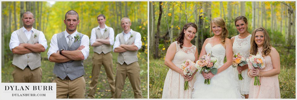durango wedding photographers bridal party photo ideas