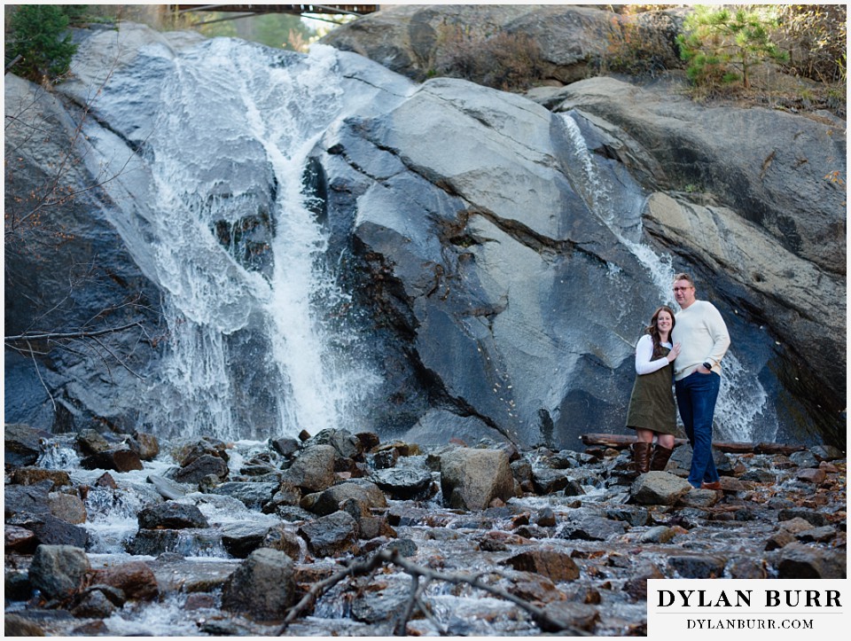 engagement photos at helen hunt falls colorado springs
