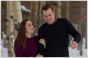 estes park engagement photos