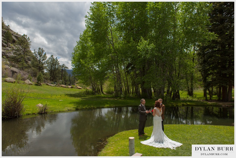 estes park wedding elopement black canyon inn