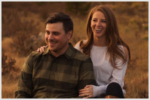 fall colorado mountain engagement photo session