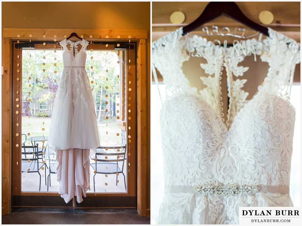 the lodge at sunspot wedding winter park wedding dress