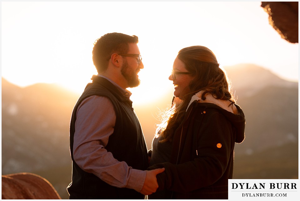 garden of the gods engagement session