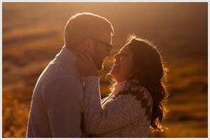 georgetown colorado autumn engagement photos