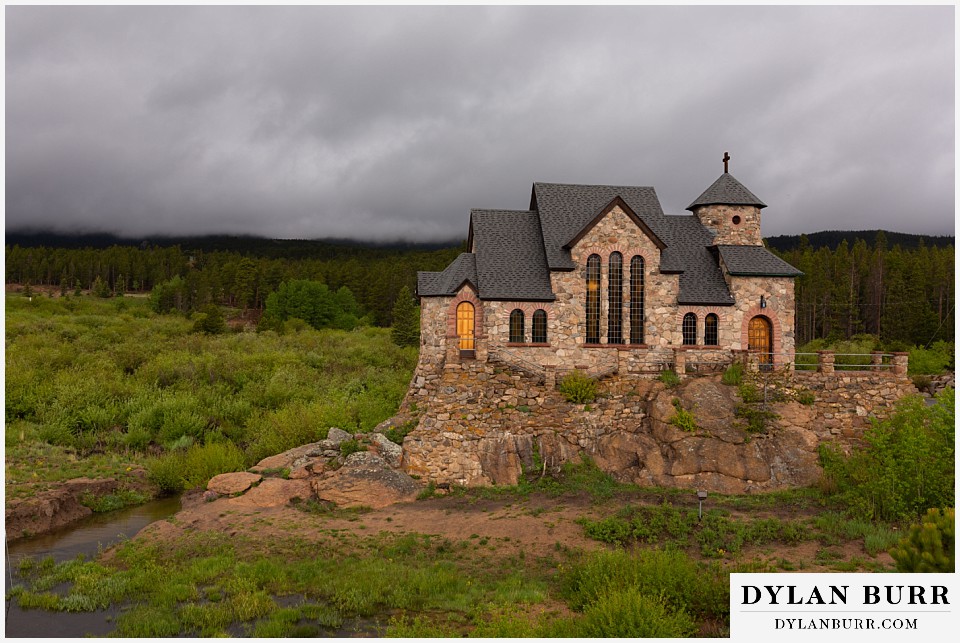 camp st malo wedding allenspark colorado estes park mountain wedding St. Catherine of Siena Chapel and mountain valley