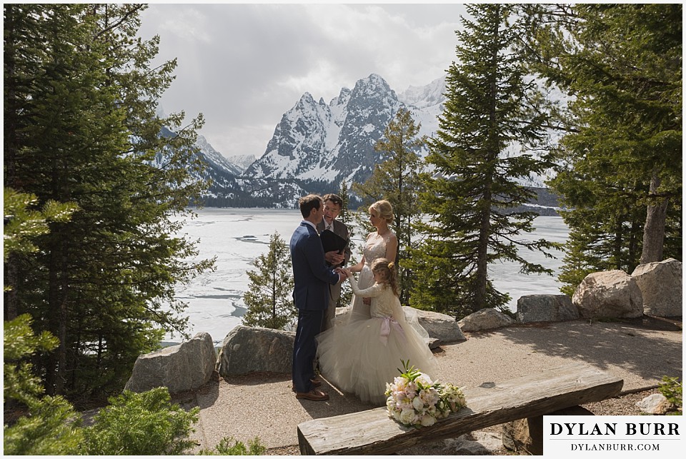 grand teton destination wedding Jenny Lake ceremony site