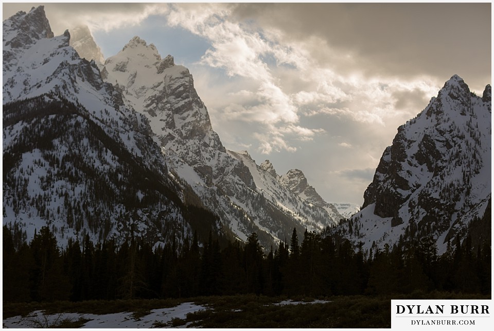 grand teton national park winter wedding