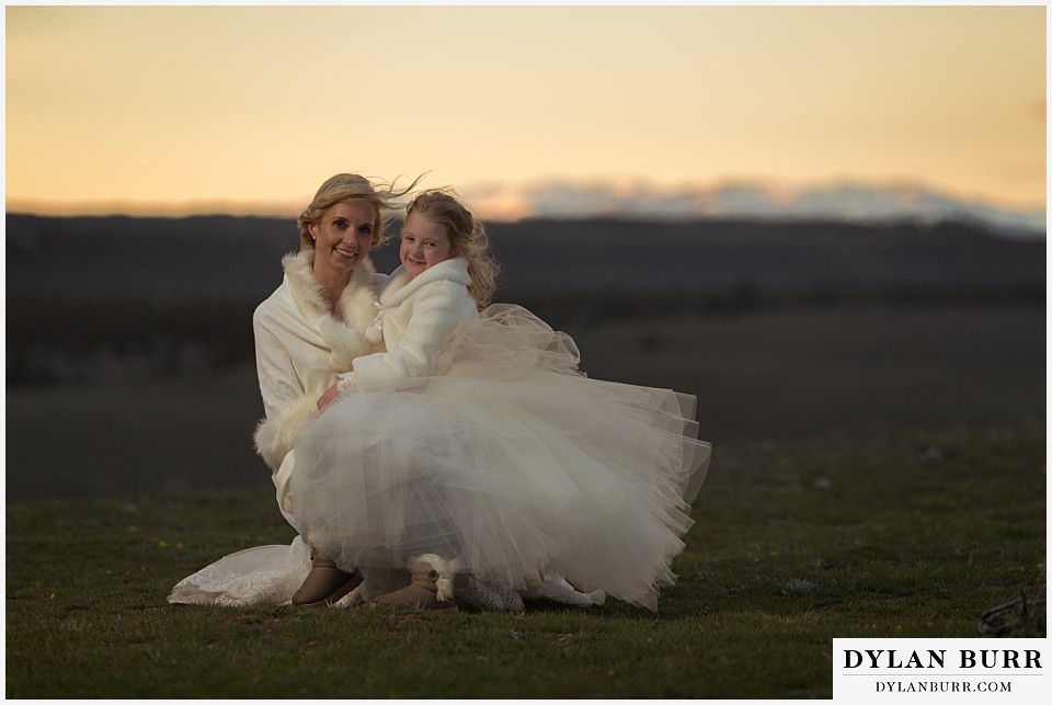 grand teton destination wedding mom and daughter