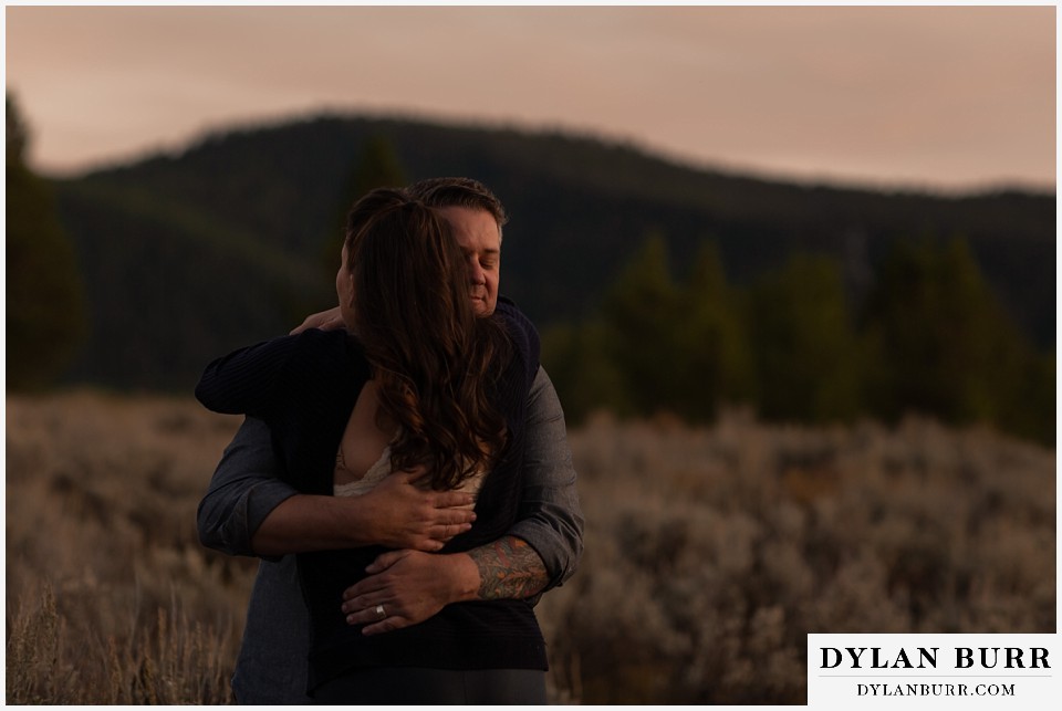 grand teton wedding anniversary photos hug her like you can't believe you found her