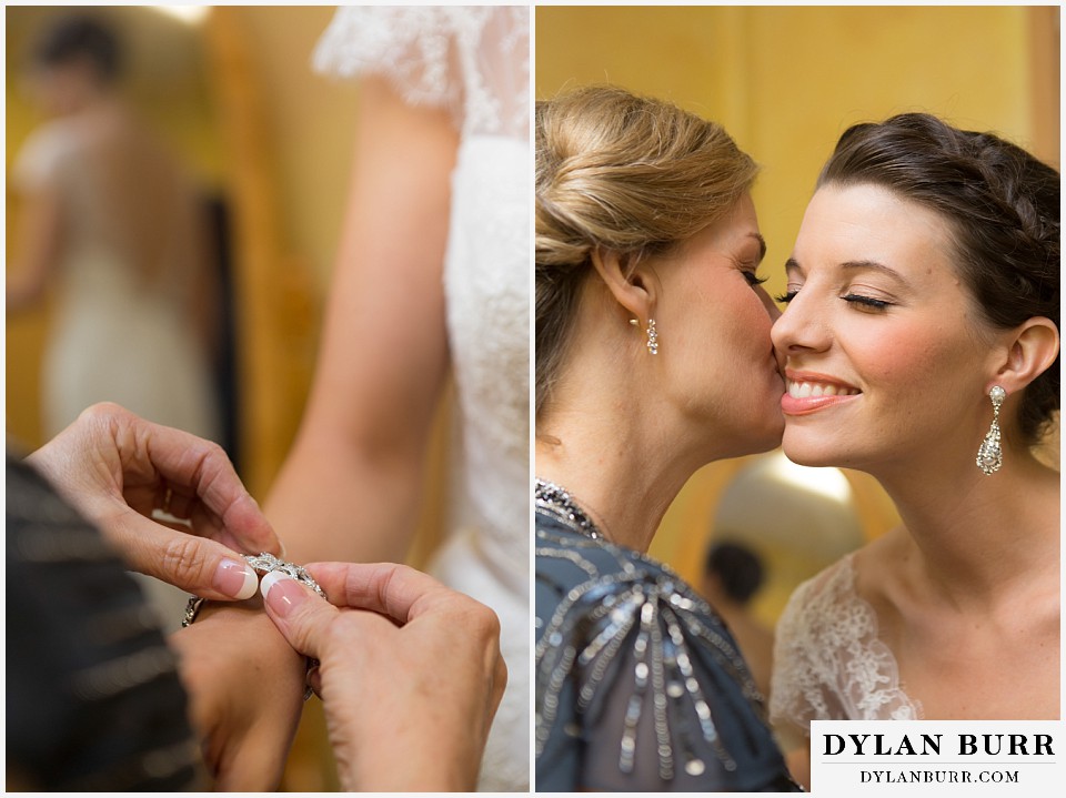 greek orthodox wedding bride and mom getting ready