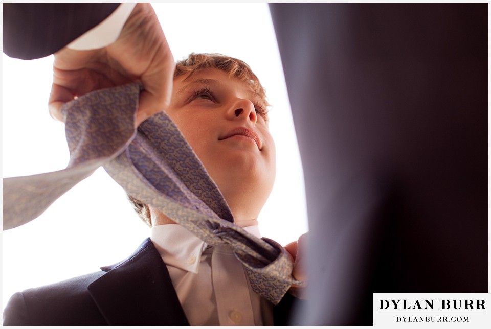 greek orthodox wedding ring bearer getting ready