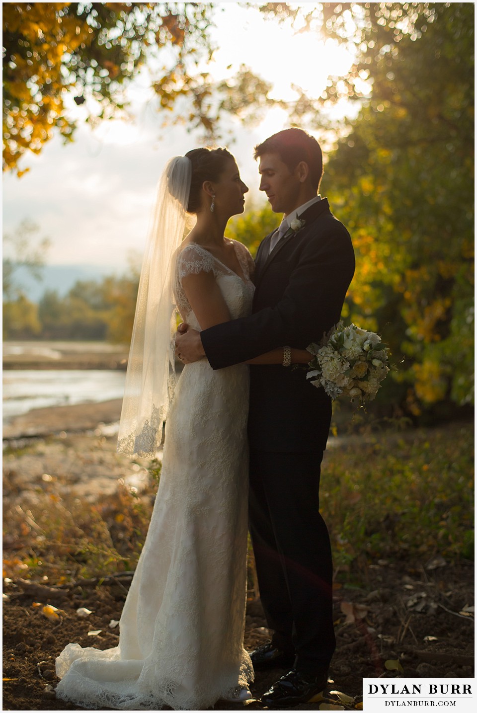 greek orthodox wedding bride and groom together at sunset