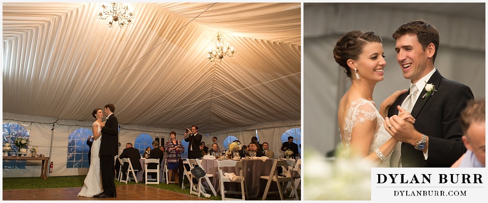 greek orthodox wedding bride and groom during first dance