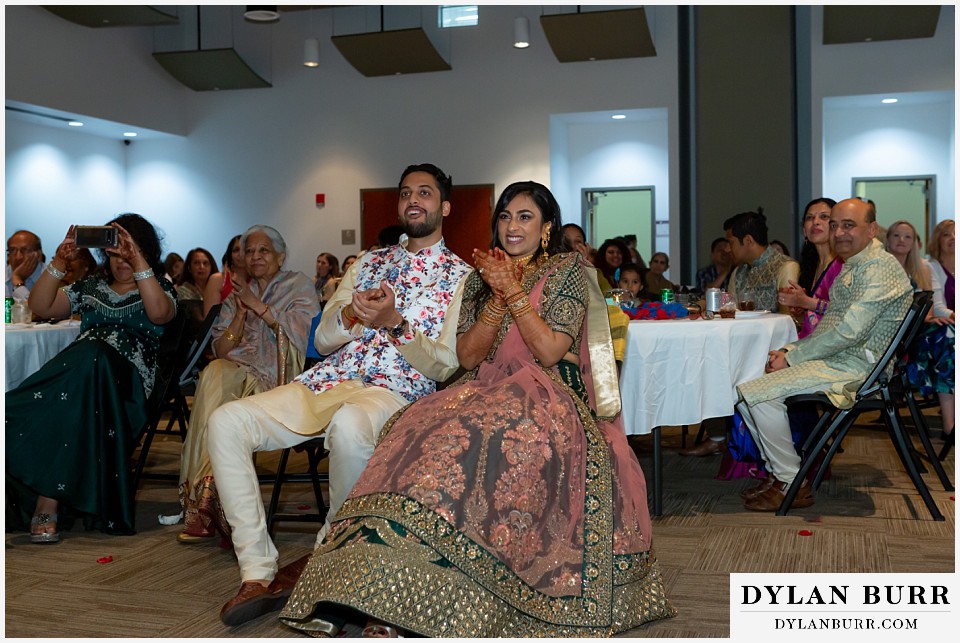 wedding couple sangeet hindu tradition