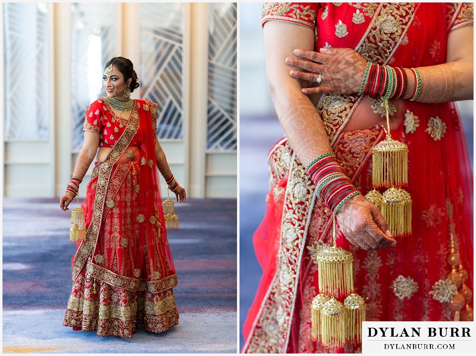 hyatt regency tech center hindu wedding bride details