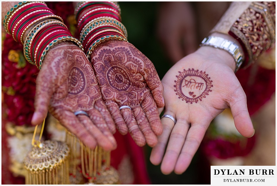 hyatt regency tech center hindu wedding henna hands