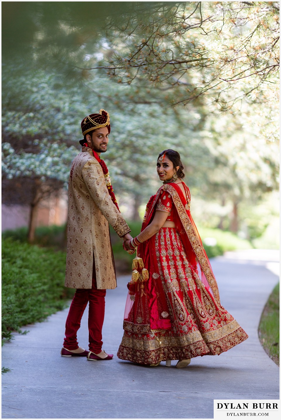 hyatt regency tech center hindu wedding bride and groom