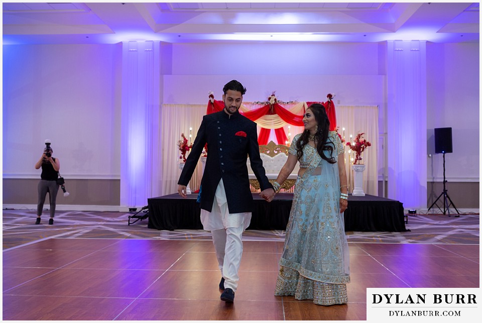 hyatt regency tech center hindu wedding entrance first dance