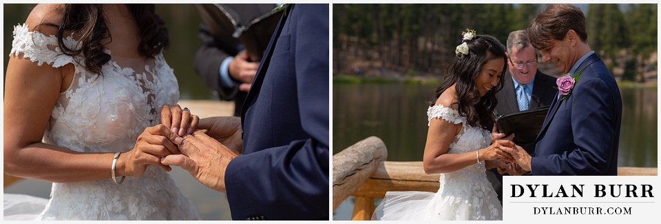 couple exchanging rings