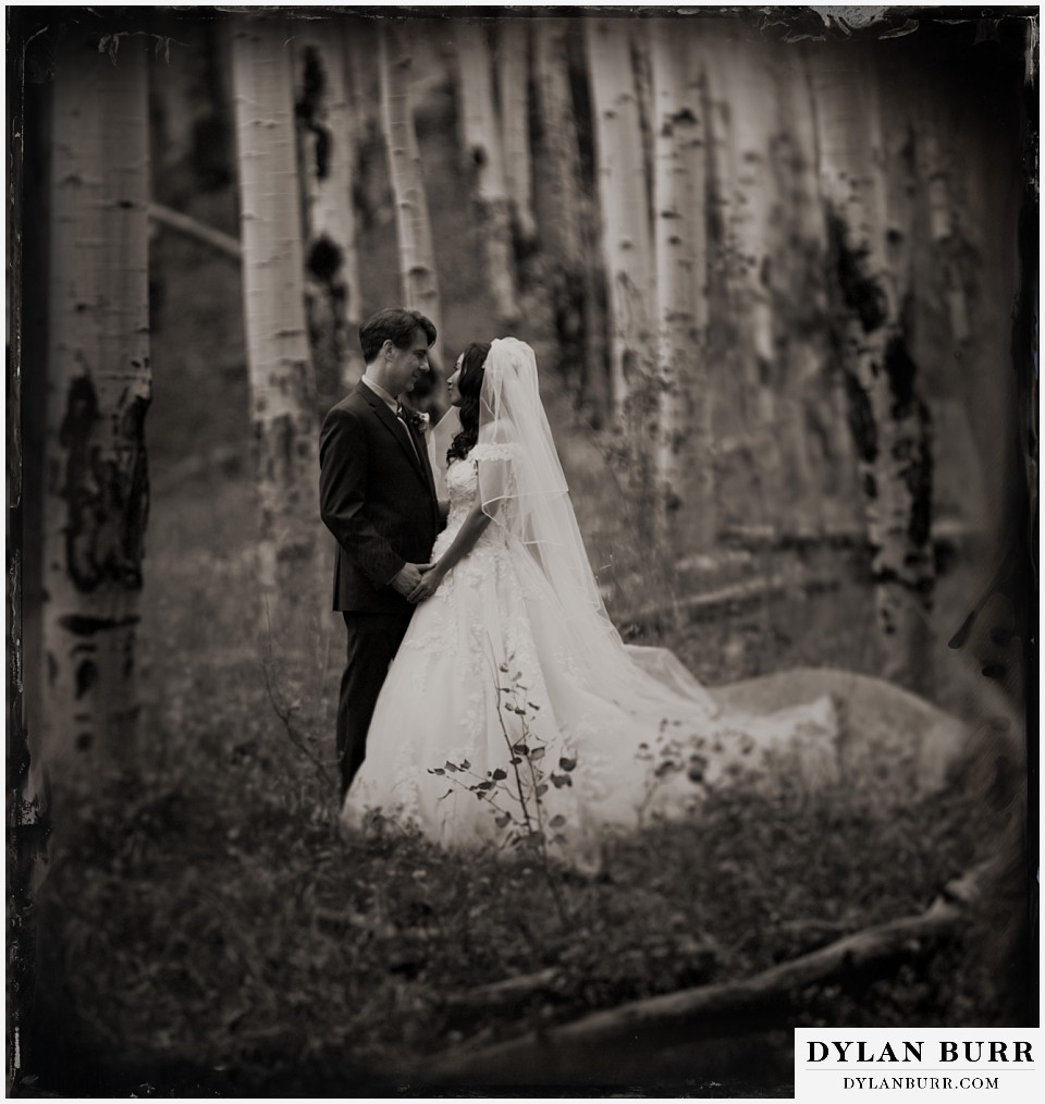 wet plate wedding photograph