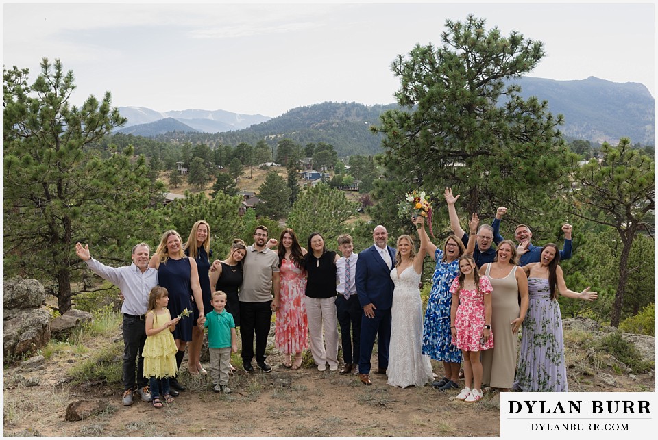 knoll willows open space elopement wedding all guests together