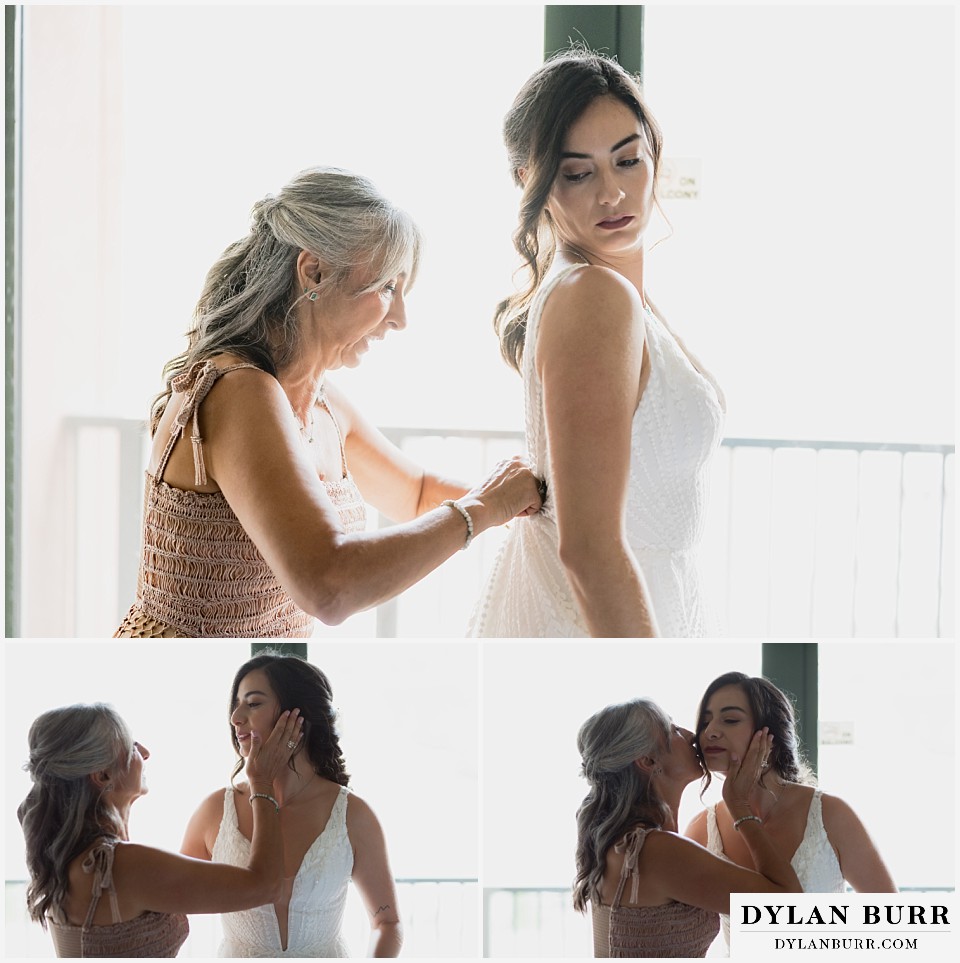 lgbtq wedding thunderhead lodge steamboat wedding mother daughter getting ready special moment