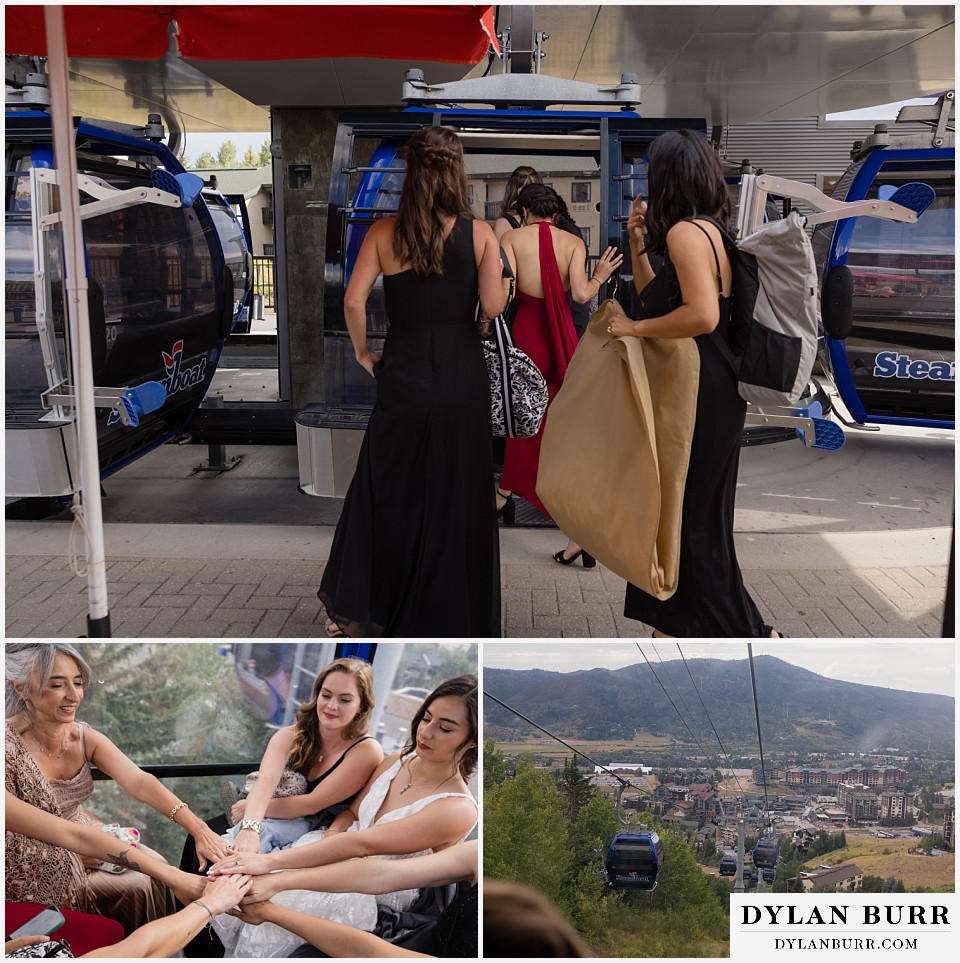 lgbtq wedding thunderhead lodge steamboat wedding gondola ride to the top